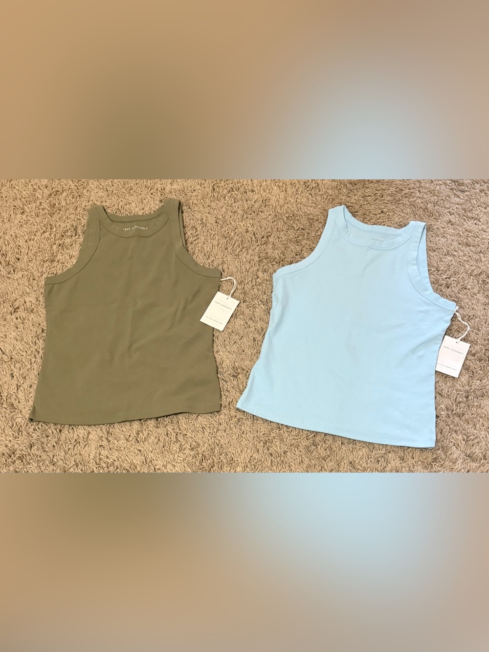 Free Assembly Cutaway Tanks (2) Size: M (8-10)